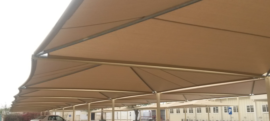 HDPE Parking Shades in KSA
