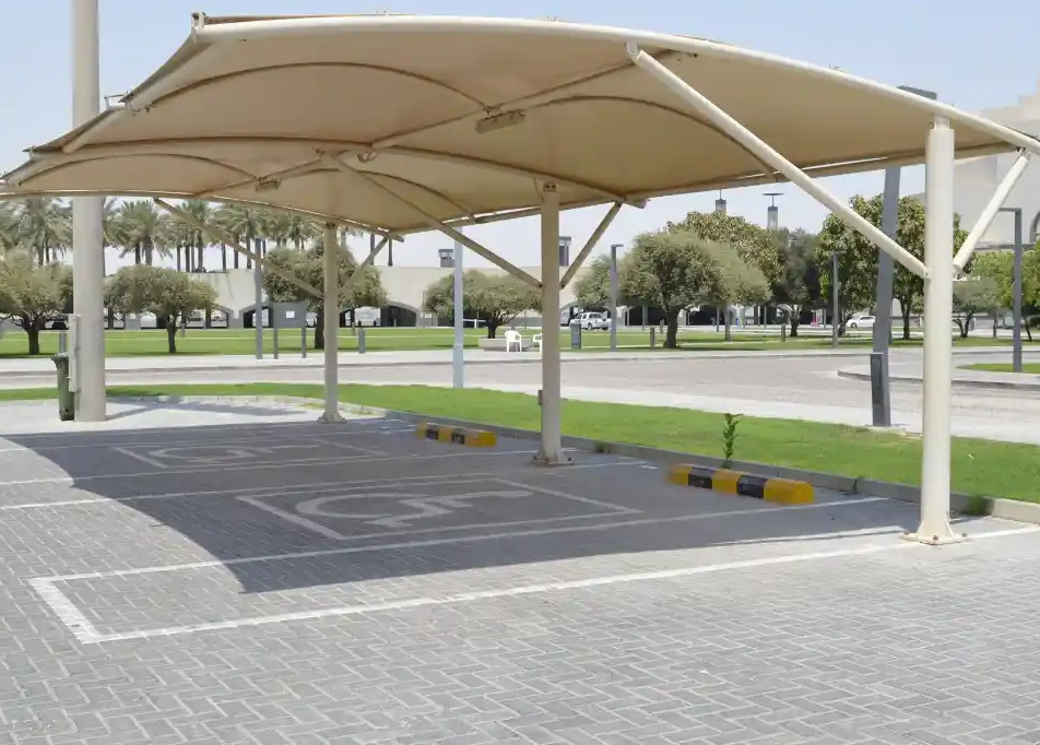 Cantilever Parking Shades in Ksa
